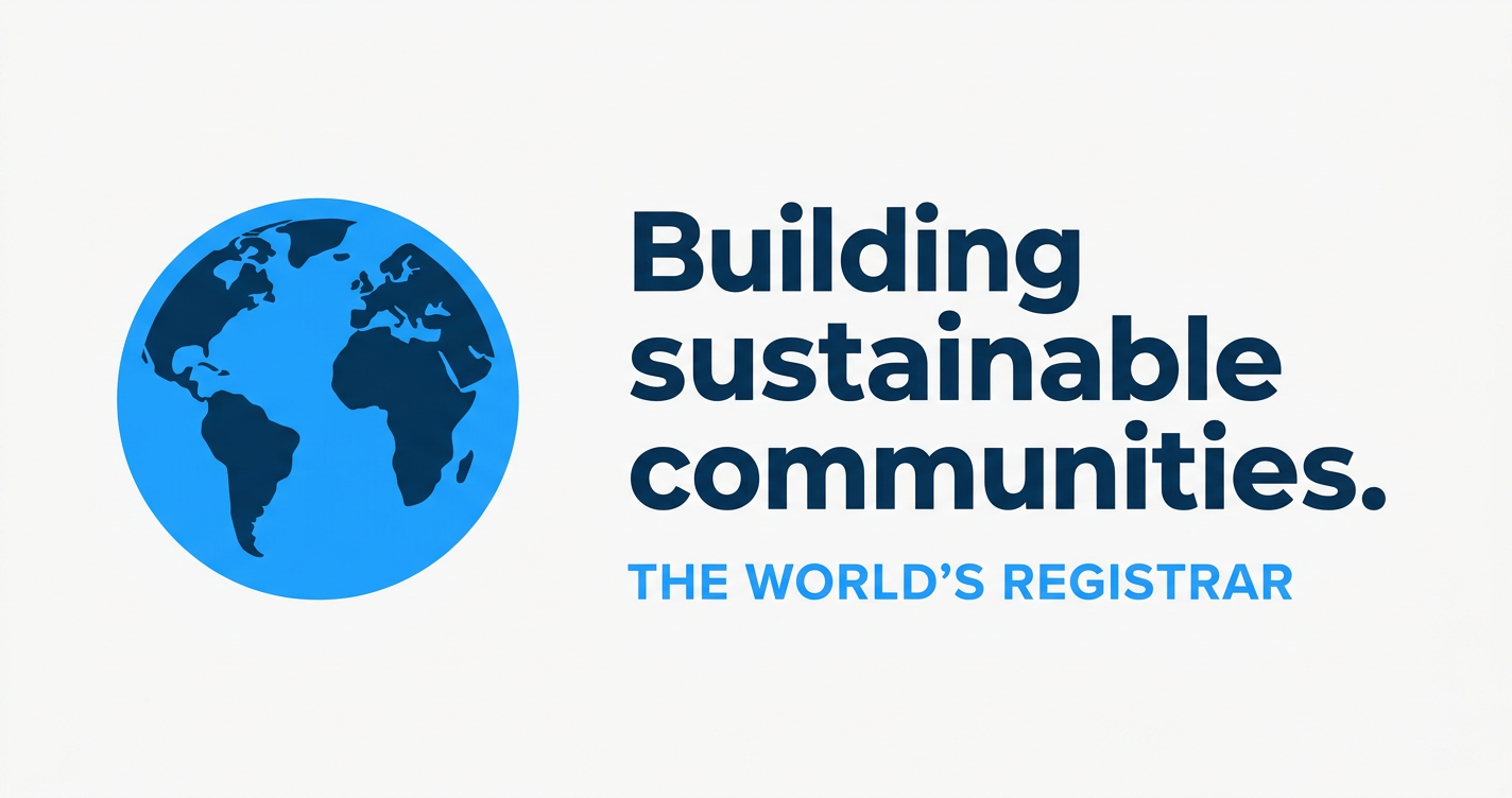 The World’s Registrar banner ad, The World’s Registrar